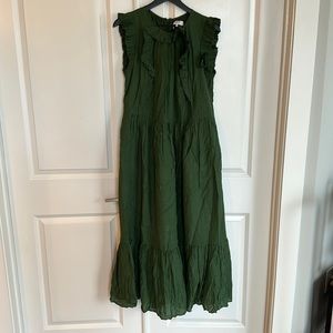 Forest Green Sea New York Maxi Dress